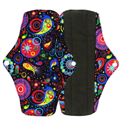5Pcs Washable Sanitary Towels Menstrual Pad Reusable Bamboo Charcoal Women Napkins Feminine Hygiene Product Period Cloth Pads