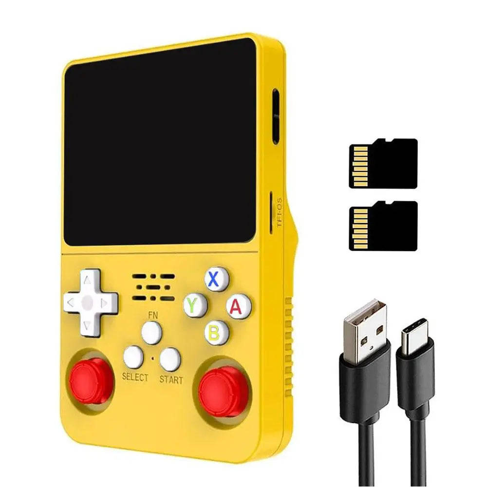 WUDS Open Source R36S Retro Handheld Video Game Console Linux System 3.5 Inch IPS Screen Portable Pocket Video Player 64G games