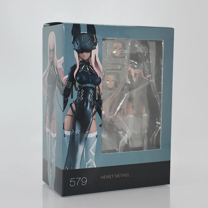 #621 Figma FALSLANDER Samurai Anime Girl Figure Lanze Reiter/Ronin/Hemet Nethel Action Figure Collectible Model Doll Toys 15cm