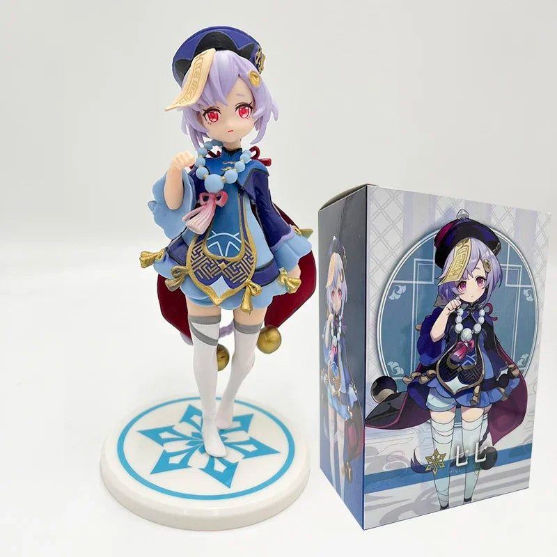 #1718 Traveler/Lumine Anime Figure #1717 Aether Action Figure #1795 Venti Figurine Adult Collectible Model Doll Toys Gifts 10cm