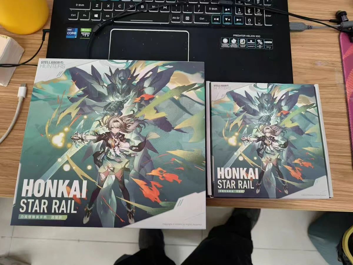 MiHoYo Original Firefly Gamepads Game Controller Genshin Impact Firefly Theme Wireless Bluetooth Handles Controllers Game Prop