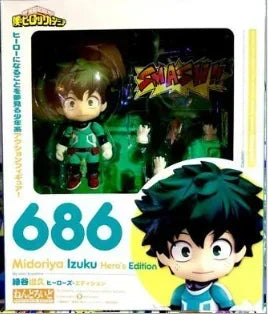 #686 My Hero Academia Midoriya Izuku Anime Figure #1112 Todoroki Shouto/Bakugo Katsuki Action Figure GSC Q Version Model Toys