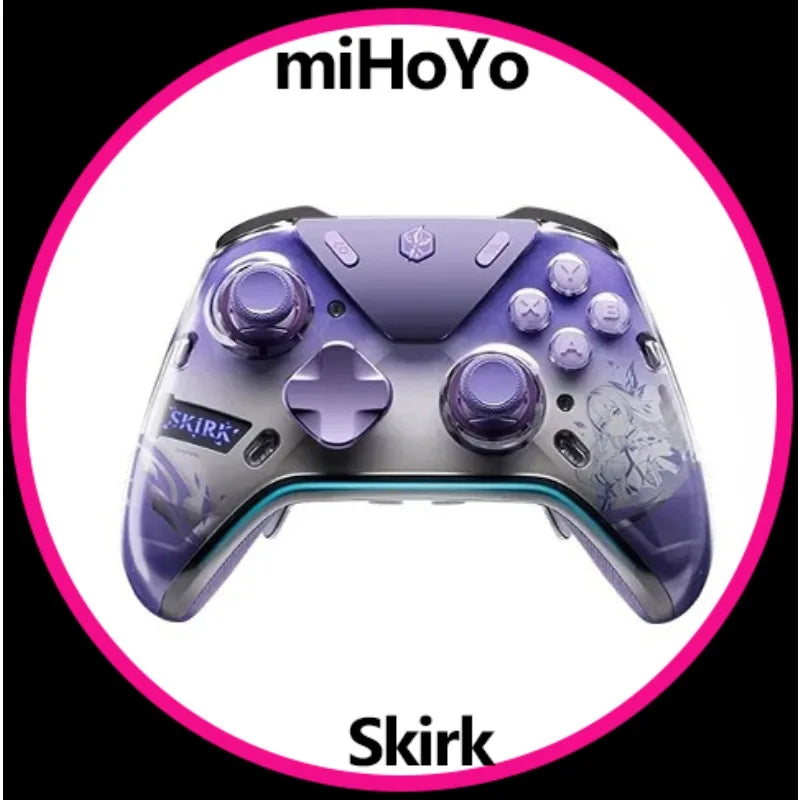 miHoYo Official Genshin Impact Skirk Wireless Bluetooth Game Controller Gift Box Metal Badge Cartoon Stickers  Cosplay Xmas Gift
