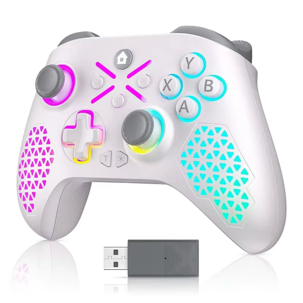 Game Controllers for Xbox One/X/S/Series X/S/PC Wireless Gamepad RGB TURBO,6-Axis Gyro,Hall Effect,Dual Vibration,Gaming Rocker