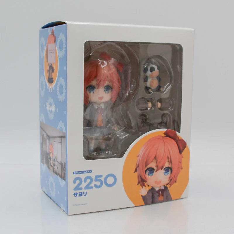#2283 Literature Club! Yuri Anime Girl Figure #2250 Sayori Action Figure #2077 Natsuki #1817 Monika Figurine Model Doll Toy Gift