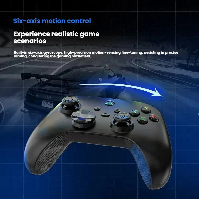 G6 Mobile Game Controller For Switch/IOS/Andriod/PC Support Streaming media/cloud Game Mobile Phone GamePad Hall effect joystick