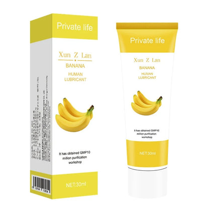 Banana flavored lubricant Water-based Lubrication
