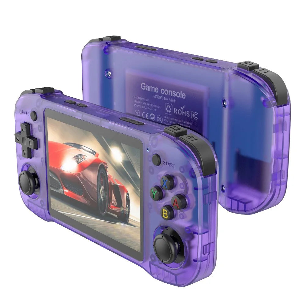 NEW R46H Retro Handheld Game Console 1024x600 Resolution  Linux System 128GB Adults Kids Gift Home Gaming Player 20000+games ﻿
