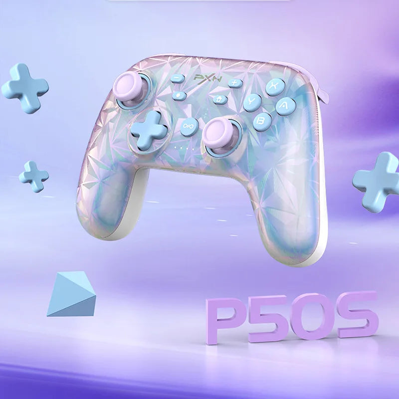 PXN P50S/P5 8K Bluetooth Game Controller HD Shock Hall Trigger Rocker Joystick Gamepad NS/Steam/PC/Phone Wireless Gamepads