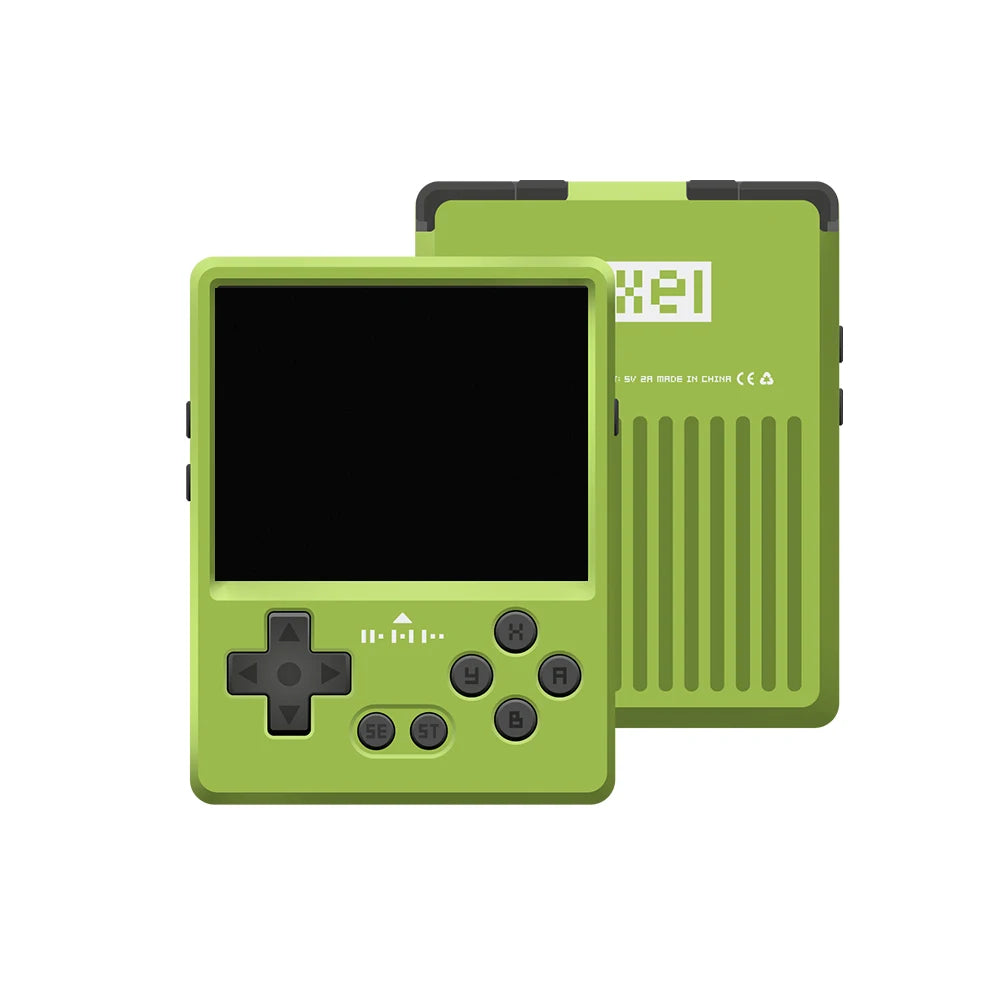 Gkd Pixel 2 Handheld Retro Game Console Portable Mini Game Player 2.4 Inch IPS RK3326S 640x480px Screen Nostalgia CNC Metal Body