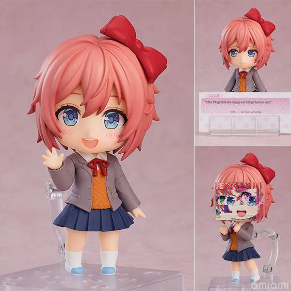 #2283 Literature Club! Yuri Anime Girl Figure #2250 Sayori Action Figure #2077 Natsuki #1817 Monika Figurine Model Doll Toy Gift