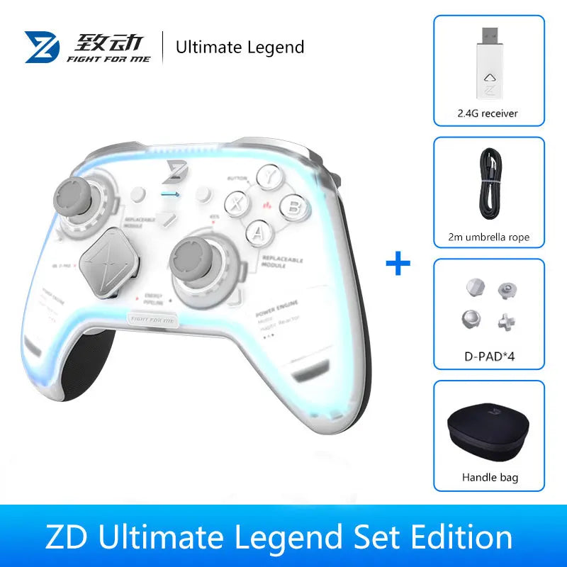 Zd Ultimate Legend Game Controller Elite Modular Sensory Rgb Switch Phone Bluetooth Controller Ns Tablet Steam Xbox Gifts ZD New