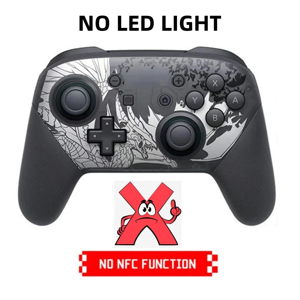 Gamepad  Controller Wireless Bluetooth Wake Function Joystick 6-Axis Gyro Handle HD Vibration for PC Game Console