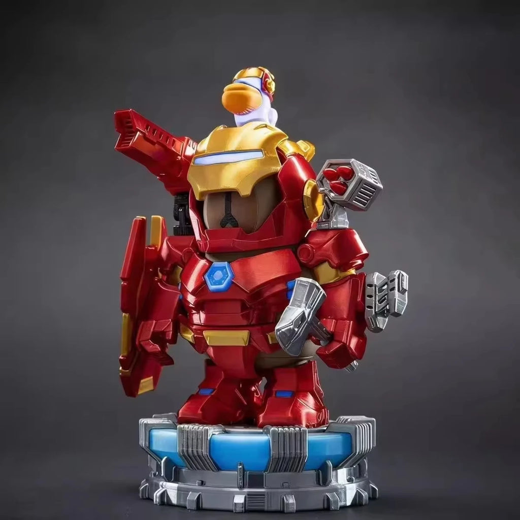 New "Iron Capy" 3d Printed Figure Capybara Iron Man Mashup Cute Desk Decor Anime Figures Creative Anime Collectible Model Toys