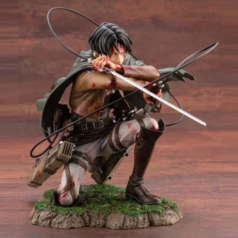 #207 Attack On Titan Eren Yeager Anime Figure #213 Shingeki no Kyojin Levi Action Figure #203 Mikasa Figure Model Doll Toys Gift