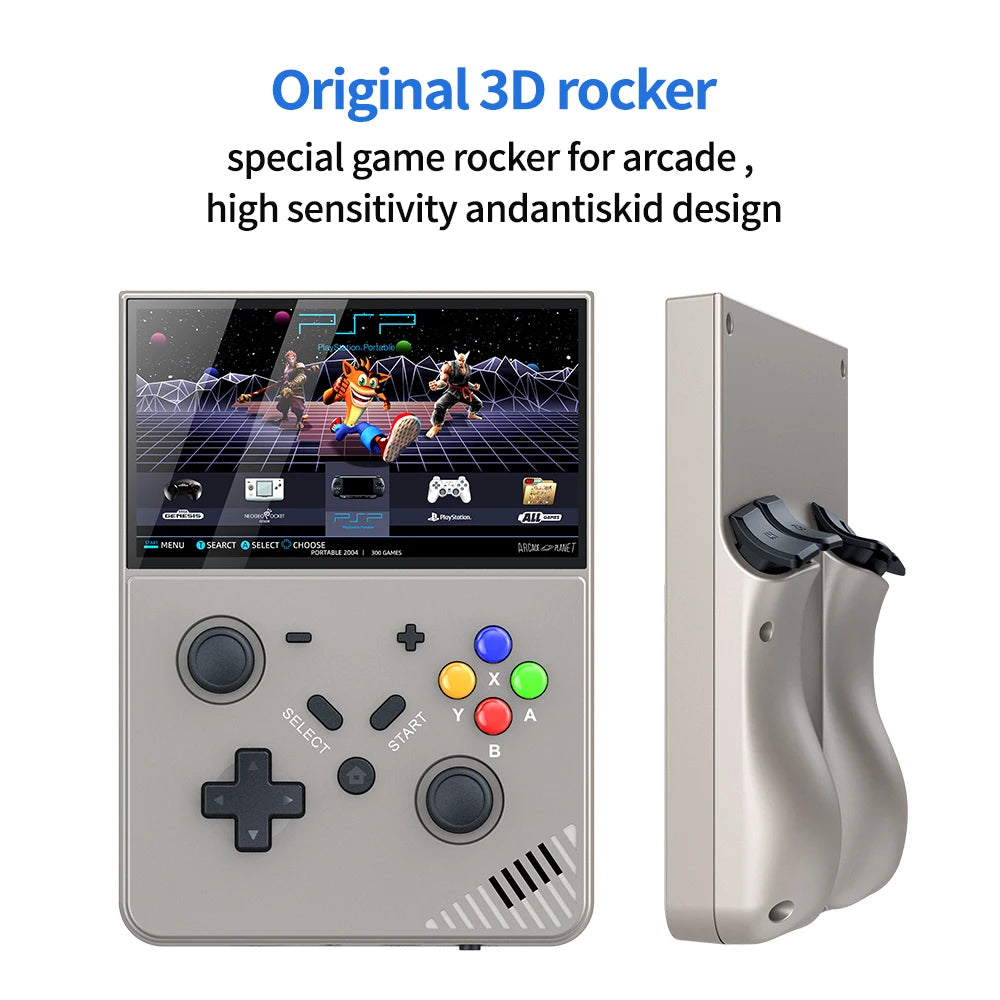 R43 Pro 4.3 inches HD Screen LINUX Cortex-A17 Retro Handheld Video Game Console Open Source Linux System For Travel Kids Gift