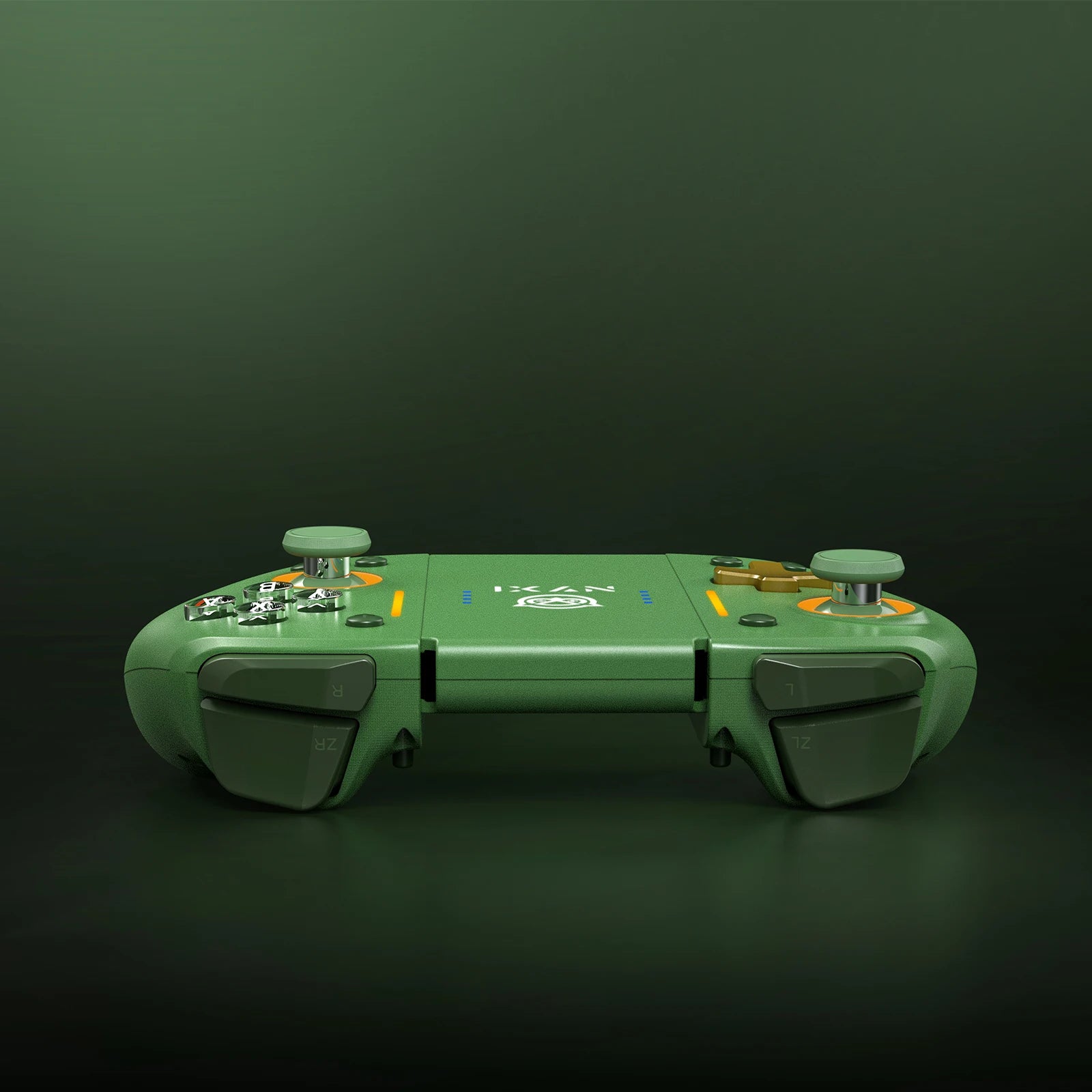 NYXI Hyperion Pro Hall Joystick Wireless Game Controller Green Gamepad with RGB Lights for Nintendo Switch