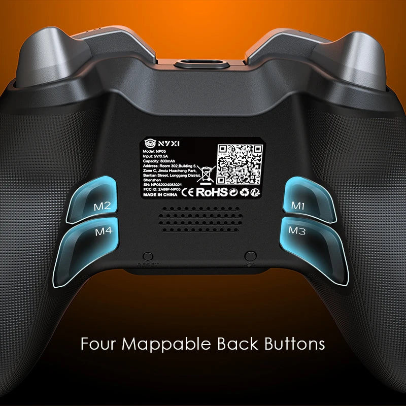 NYXI Flexi Modular Wireless Game Controller Dual Hall Effect Technology Black Myth Wukong Design for PC Android iOS Switch