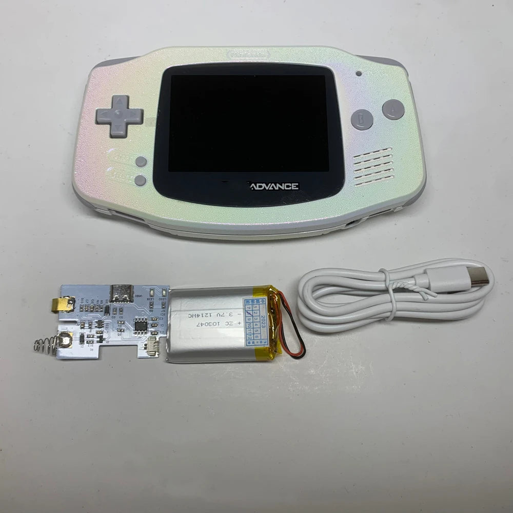 GBA Handheld Gaming Console Highlight IPS Screen Display and A Brand New Controller Housing for Nintendo  GAME BOY ADVANCE