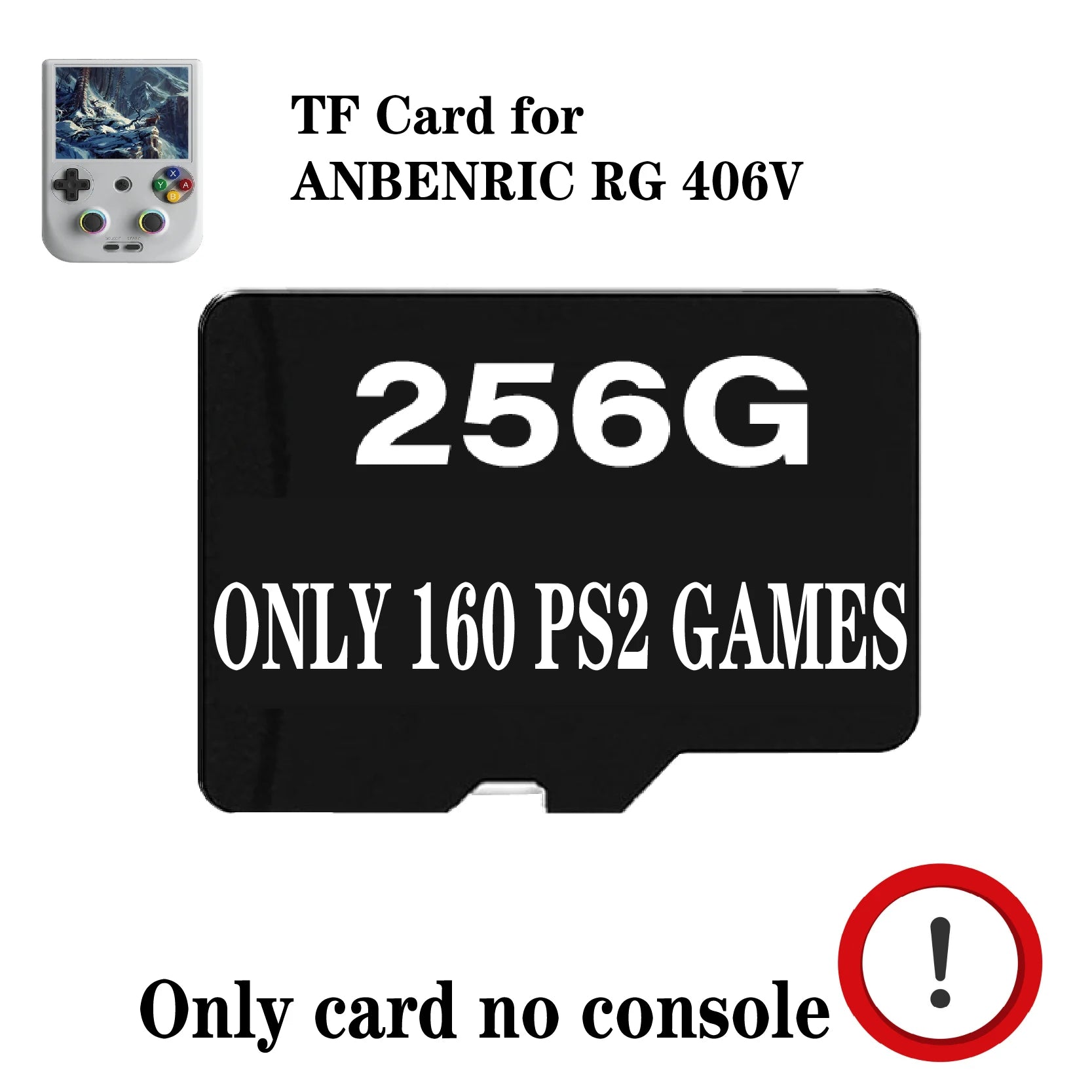 TF CARD FOR ANBERNIC RG 406V Handheld Game Console RG406V 4" IPS Multi-touch Screen Android13 Retro Video Games Support 1080p DP