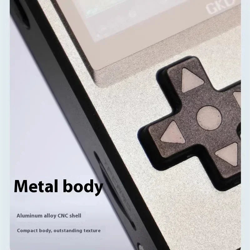 Gkd Pixel 2 INSTOCK Metal Handheld Retro Game Console Nostalgia Game Console 2.4in 640x480 Ips Screen Full Metal Body Cnc Custom