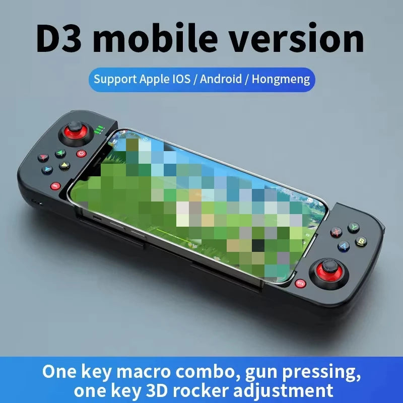 D3 Gamepad Wireless BT5.0 Stretchable Game Controller For Mobile Phone Android IOS Joystick Eat Chicken Gamepad for PS4 SwitchPC