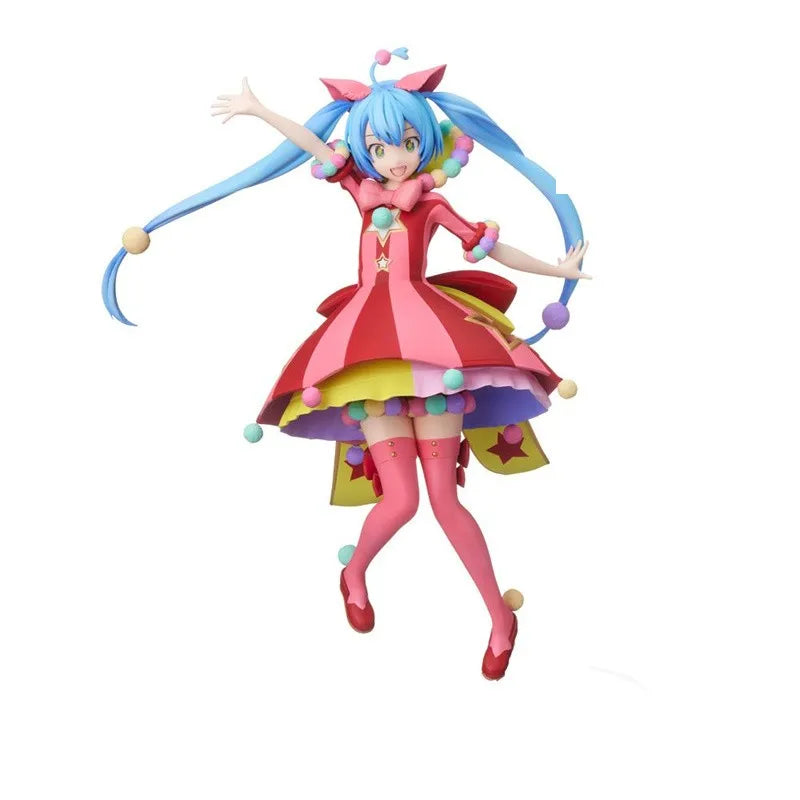 New 20cm Sega Original Hatsune Miku Project Sekai Colorful Stage Ver. Pvc Action Model Doll Figures Toys Collectible Ornament