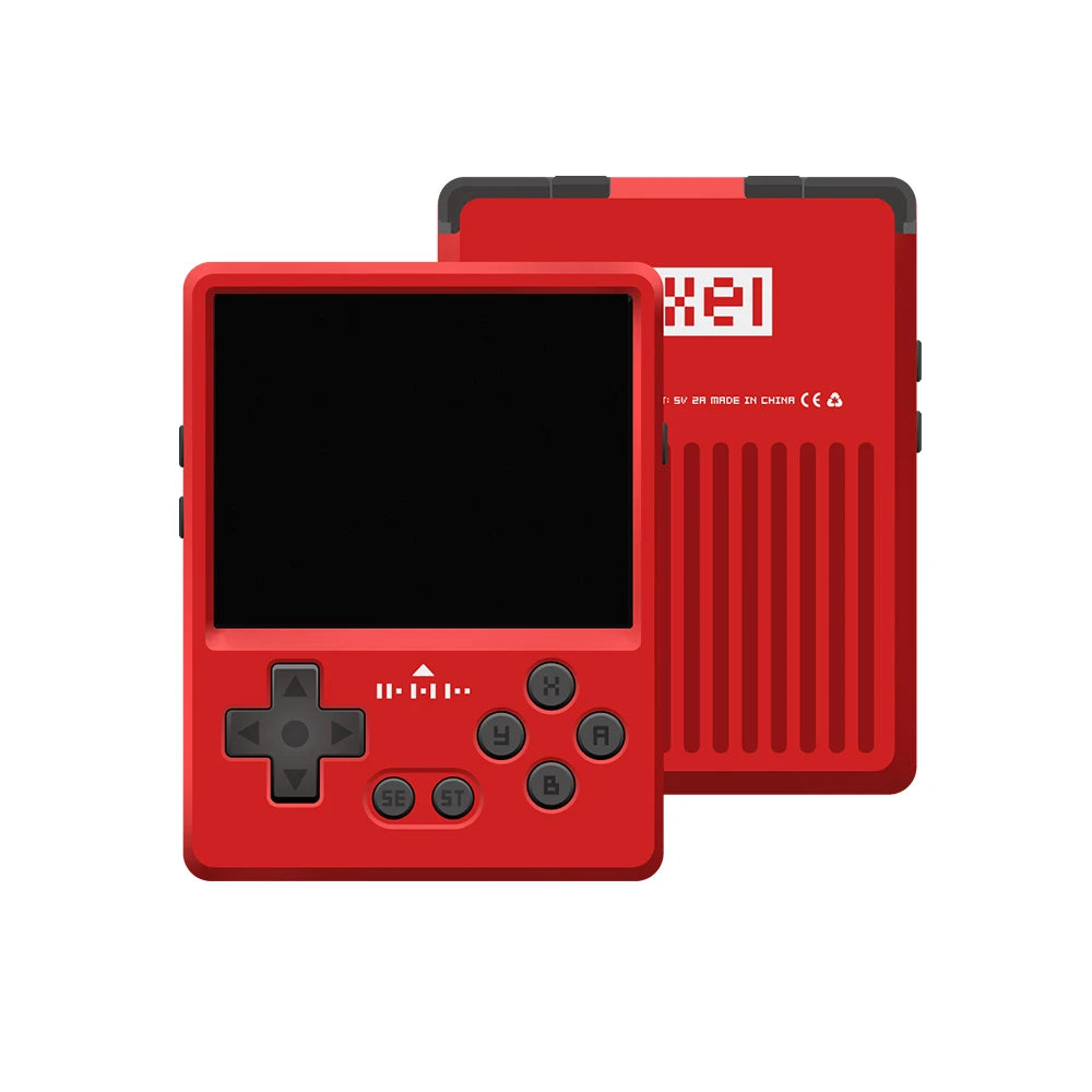 Gkd Pixel 2 Handheld Retro Game Console Portable Mini Game Player 2.4 Inch IPS RK3326S 640x480px Screen Nostalgia CNC Metal Body