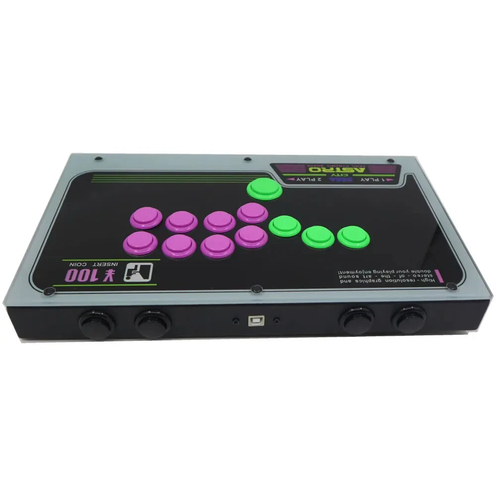 Fightbox Arcade Game Controller All Buttons Fighting Games Console Arcade Joystick Board Games Controller For PC/PS/PS5/Xbox/NS