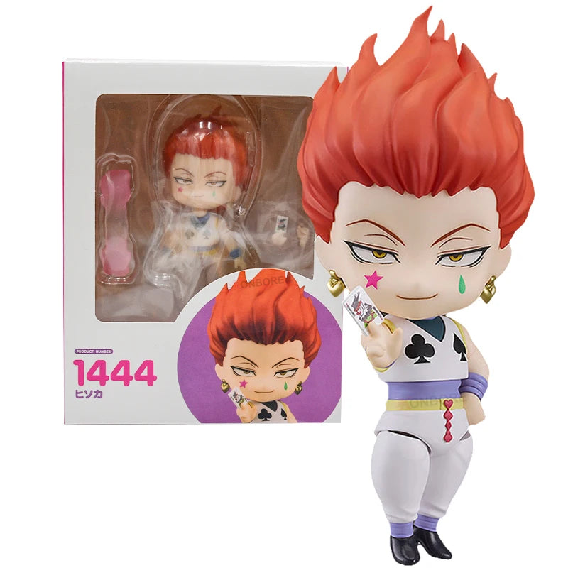 #1444 Hunter x Hunter Hisoka Anime Figure Gon Freecss & Killua Zoldyck Action Figure Chrollo Lucilfer Figurine Model Doll Toys