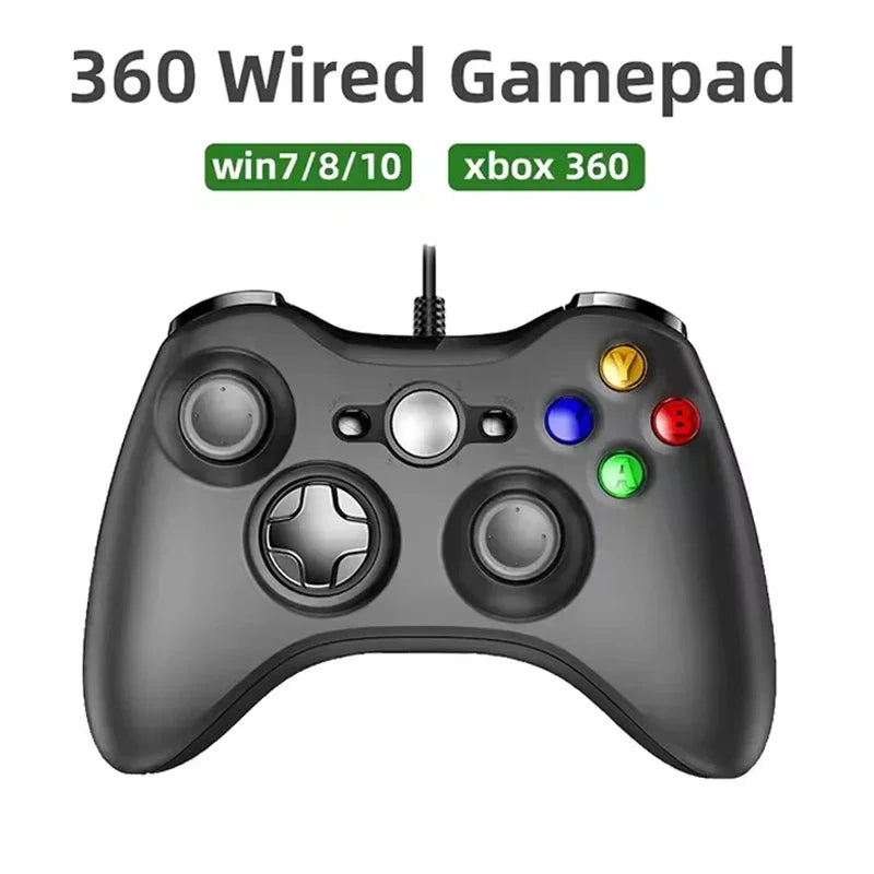 For Xbox360 Console USB Wired Game Controller Joypad For Win 7/8/10 PC Joystick Controle Mando Gamepad For Xbox 360 Accessories