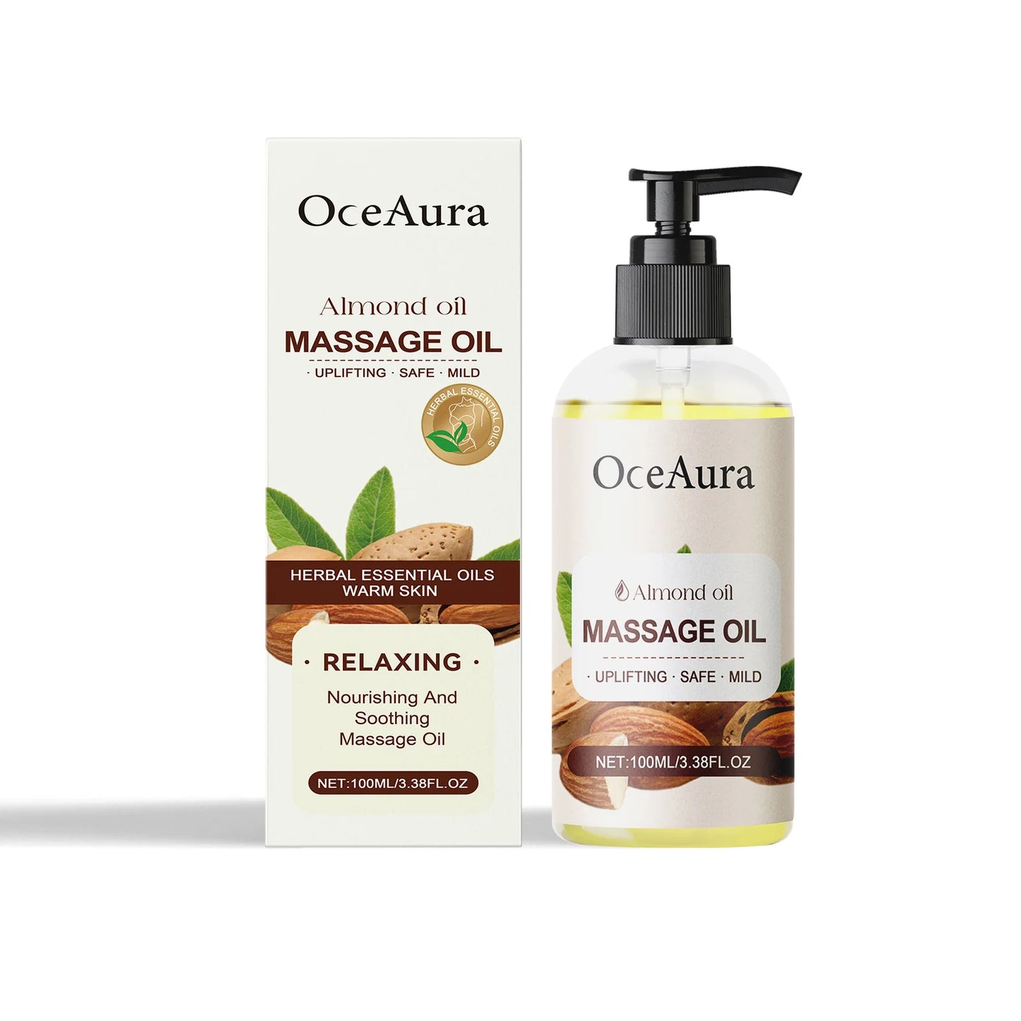 Nourishing Body Oil, Moisturizing Dry Skin Care Massage Relaxation, Non Greasy Fast Absorbing Hydration
