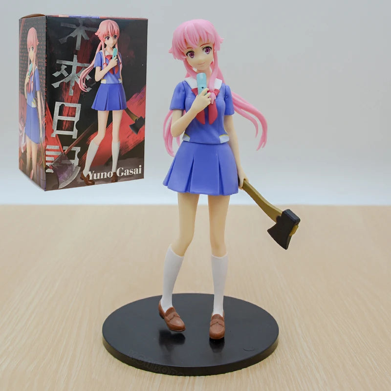 #2316 Mirai Nikki Yuno Gasai Anime Girl Figure Pop Up Parade Future Diary Gasai Yuno Action Figure Collectible Model Doll Toys