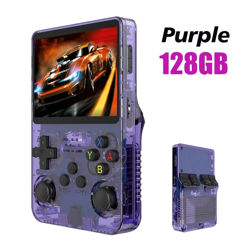 64G/128G R36S Retro Handheld Video Game Console Linux System 3.5 Inch IPS Screen R35s Pro Portable Pocket Video Player Games
