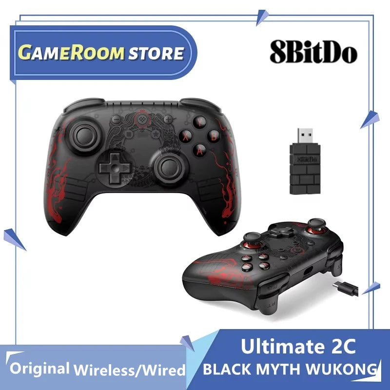 8BitDo Ultimate 2C BLACK MYTHWUKONG Wireless Gaming Controller For PC ...