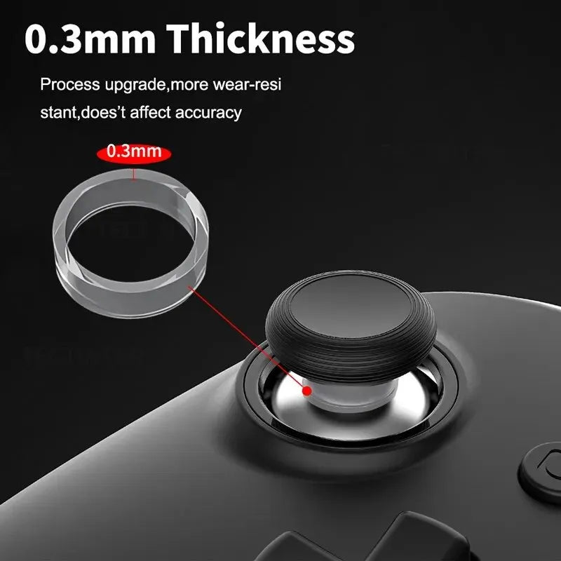8 PCS Ring Cover Elastic Protective Rocker Rubber Ring For PS5/ PS4/ Switch PRO Joystick Silicone for Rog Ally Game Console