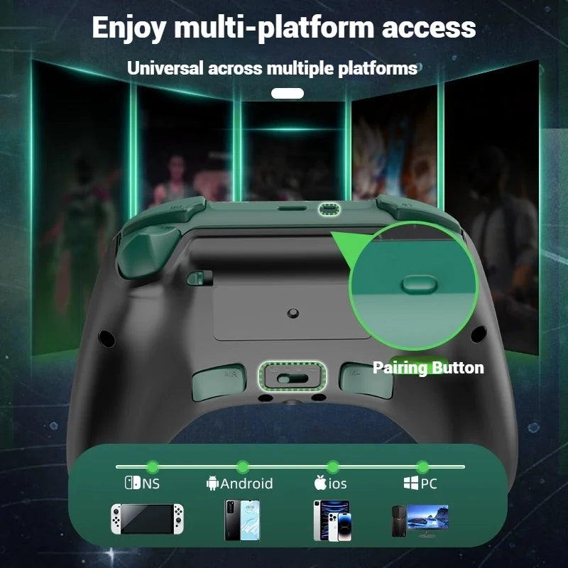 Wireless PC Game Controller ONE PIECE Zoro Gampad Hall Trigger/Joystick Programmable Macro Custom for Switch/PS5/Xbox/iOS Gifts