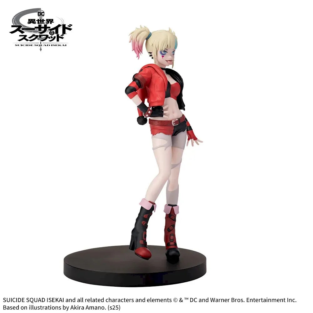 In Stock SEGA Original Genuine Anime Suicide Squad Isekai Desktop×Decorate Collections Harley Quinn Joker 16cm Model Toy Figures