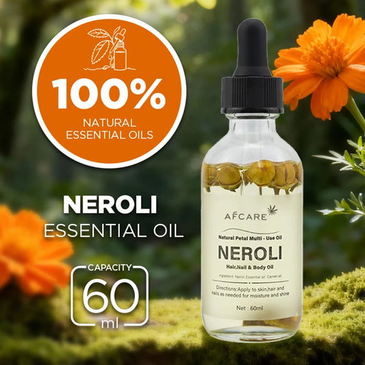 Neroli Essential Oil 60ml 100% Pure & Undiluted Orange Blossom Oil for Diffuser Skin Care Massage DIY
