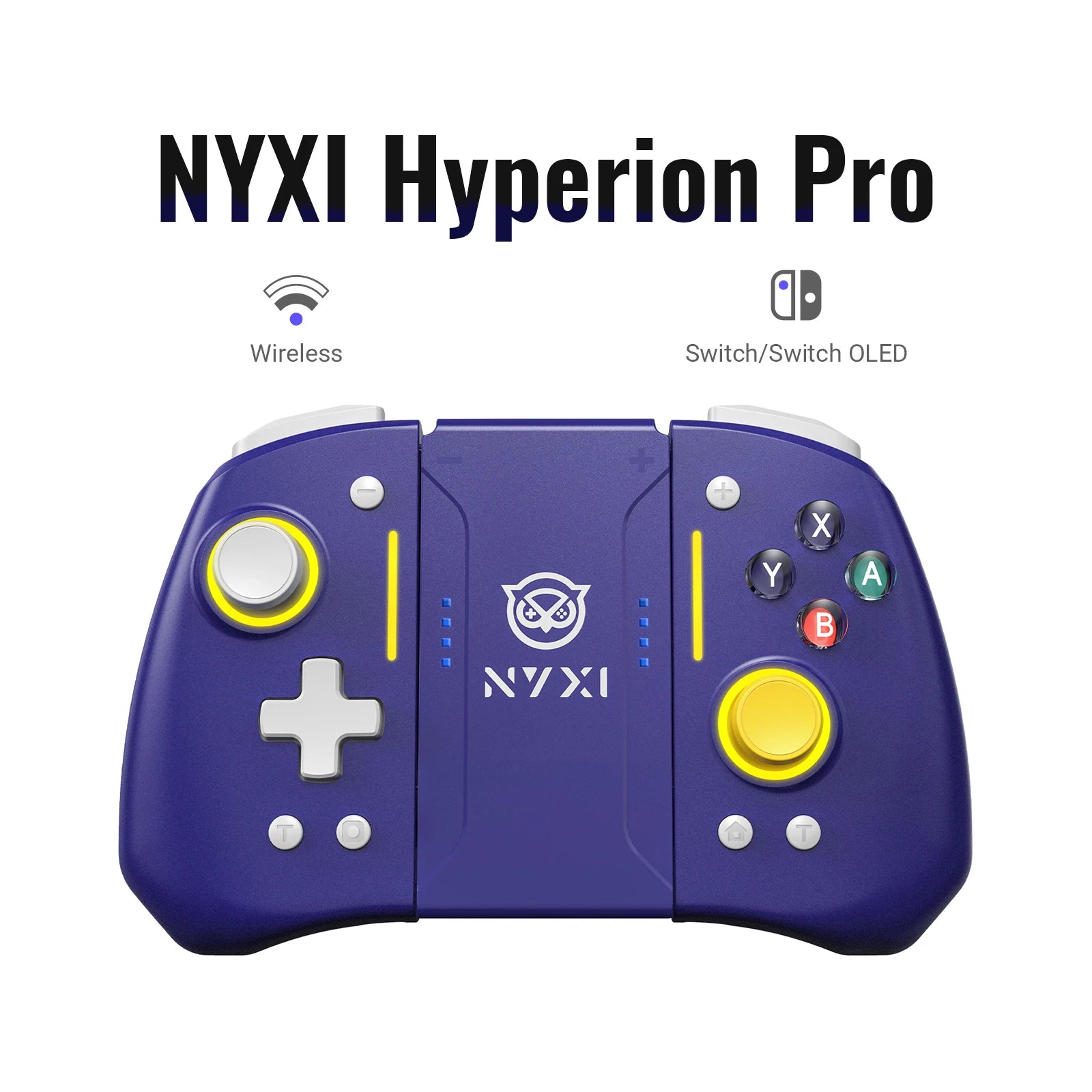 NYXI Hyperion pro Black Wireless Bluetooth Game Controller - Nintendo Switch Compatible Gamepad for Enhanced Gaming Experience