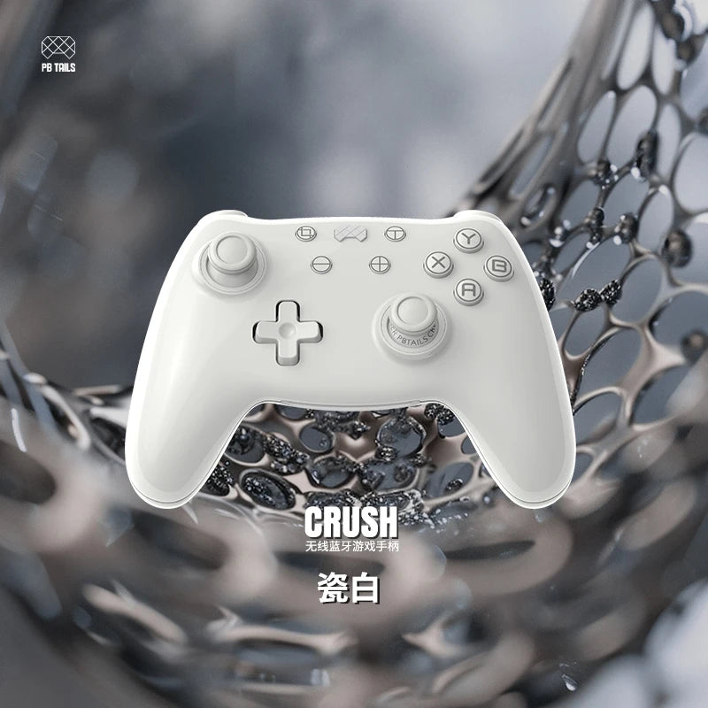 PB TAILS CRUSH Game Controller Wireless Bluetooth RGB Light Double Hall for Nintendo Switch PC Steam Raspberry pi iOS Android
