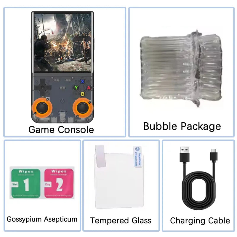 Portable R36Ultra Retro Handheld Game Console 4.0-inch Open-source Linux System 64/128GB New Portable Video Player Handheld Game