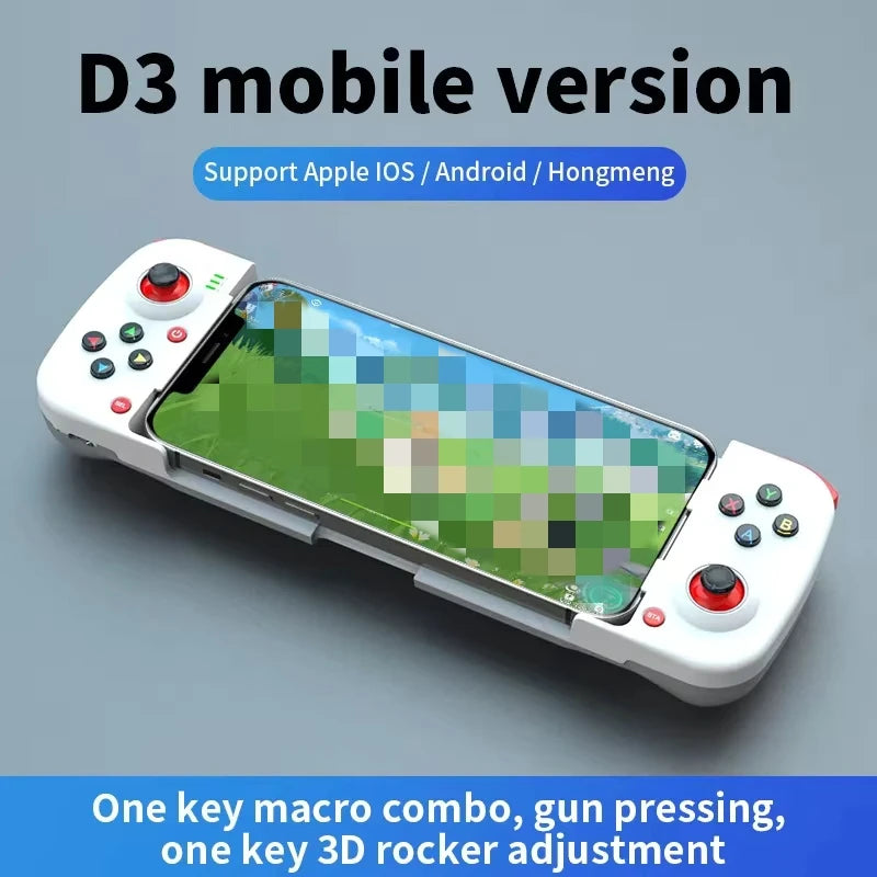 D3 Gamepad Wireless BT5.0 Stretchable Game Controller For Mobile Phone Android IOS Joystick Eat Chicken Gamepad for PS4 SwitchPC