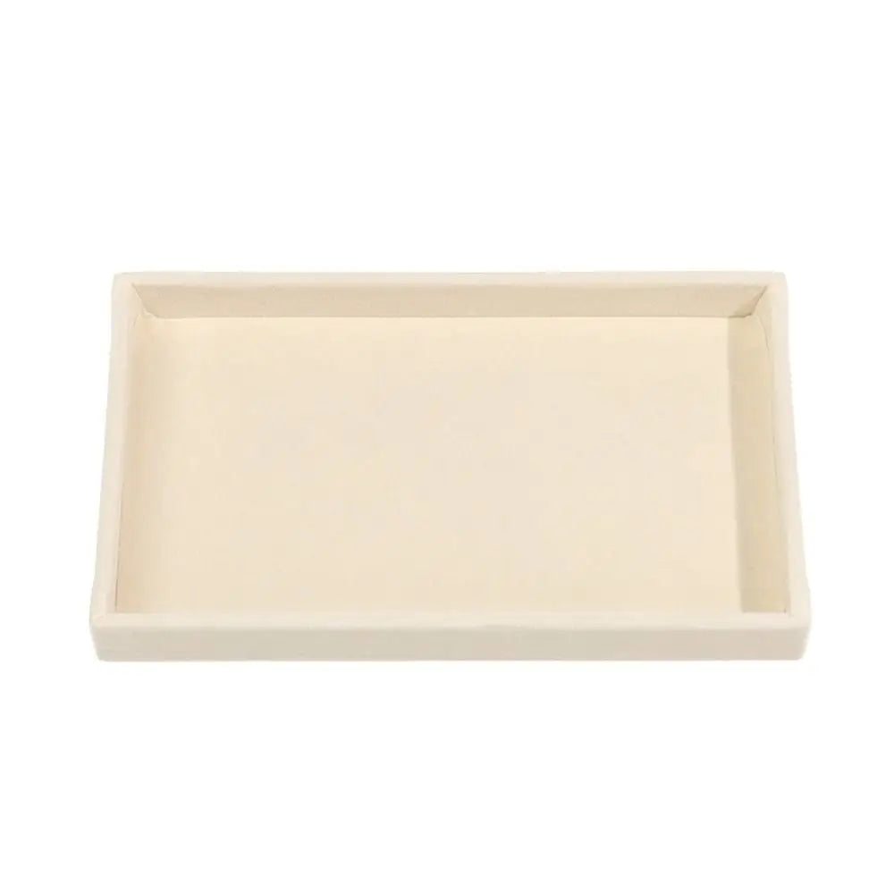 Stackable Velvet Jewelry Storage Box Velvet Necklace Display Tray Bracelet Earring Organizers Ring Bracelet Necklace