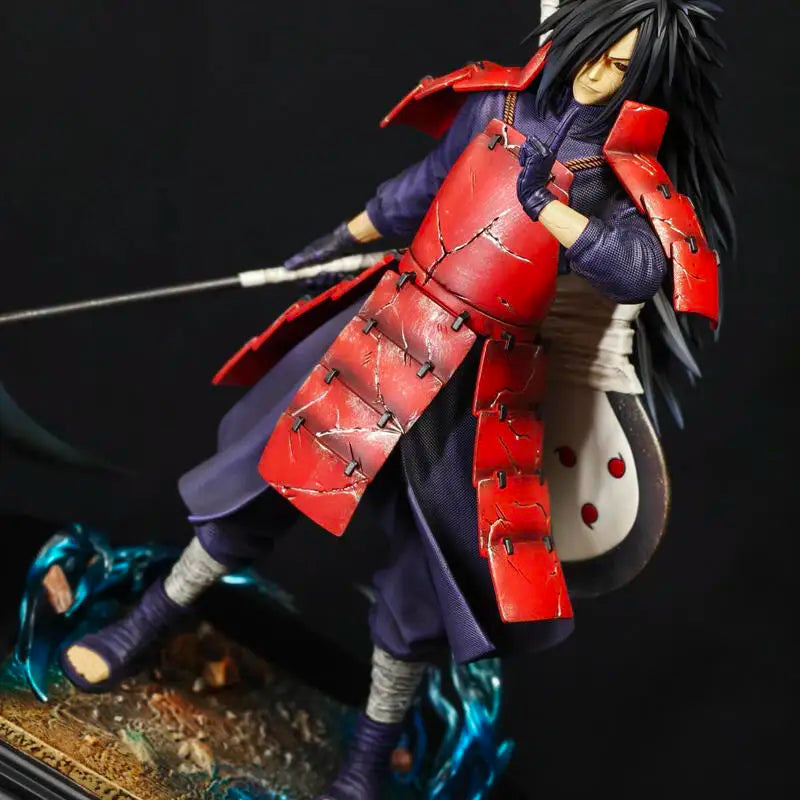 Naruto Shippuden Anime Figures Uchiha Madara Action Figure PVC 36cm Statue Desktop Ornament Figurine Figma Collectible Toys