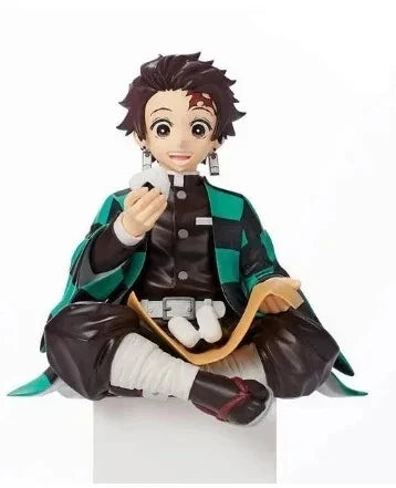 *Hot sale Anime Demon Slayer Figure Kamado Tanjirou Nezuko Sitting Posture Action Figure PVC Model Doll Collection Toy Gift Kids