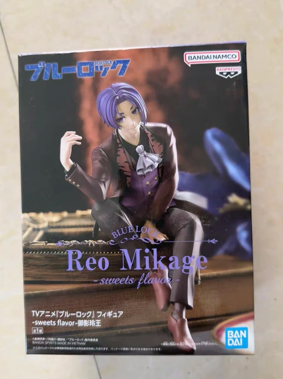 In Stock BANDAI Original Genuine BANPRESTO BLUE LOCK Mikage Reo sweets flavor Action Figures Model PVC Statue Toy Festival Gifts