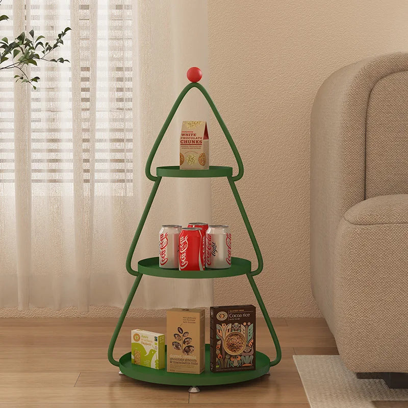 Multi Layer Shelves Organizers Creative Christmas Tree Shape Simple Modern Shelf Storage Kitchen Organization Accessories
