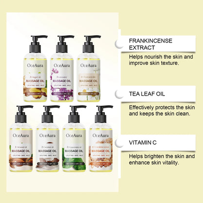 Nourishing Body Oil, Moisturizing Dry Skin Care Massage Relaxation, Non Greasy Fast Absorbing Hydration