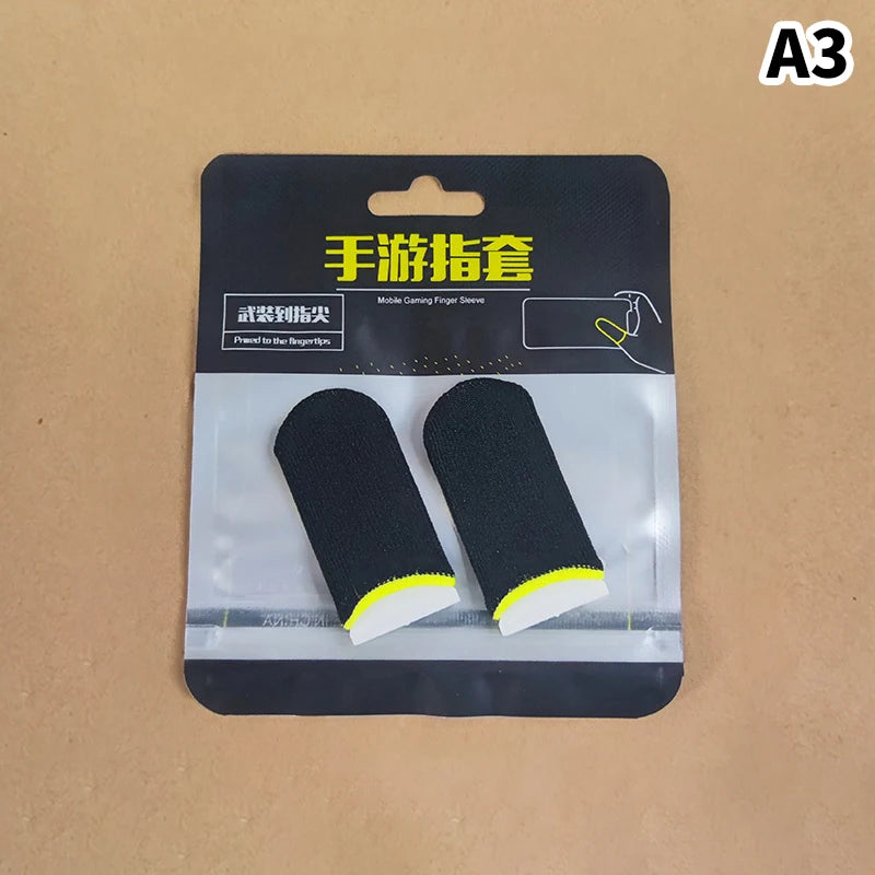 2/6Pcs Breathable Game Controller Finger Sleeve For Pubg Sweat Proof Non-Scratch Touch Screen Gaming Thumb Gloves Finger Cover